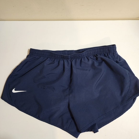 NIKE Dri Fit  Women's Navy blue running Short size M - Picture 1 of 11